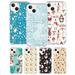 Christmas Elk Snowman Snowflake Printing Cute Phone Case For Iphone 15 Pro 14 Pro Max 12 Pro 13 Pro Max 11 Pro Max 6 Plus/6s Plus 5/5s/Se Xr Xs Max Case