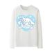 Sanrios Kuromi Cartoon Melody Cinnamoroll Kitty Pochacco T-Shirt Long Sleeve Animation Surrounding Pompom Purin Autumn Clothes