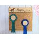 Personalised Wooden German Shepherd Rosette Holder | Unique Display for Dog Show Awards | Custom Name Engraving | Alsatian Lovers