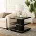 SAFAVIEH Home Collection Suette 2 Shelf Accent Table - 24" L x 24" D x 21" H