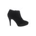 Banana Republic Ankle Boots: Black Print Shoes - Women's Size 7 - Round Toe