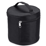 Black Canvas Zipper Marker Pen Handbag Bags Large Capacity Stationery Case Pen Box School Supplies
