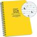 Rite In The Rain - 373L Rite in the Rain All-Weather Side-Spiral Notebook 4 5/8 x 7 Yellow Cover Universal Pattern (No. 373)