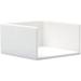 White Sticky Note Holder 3x3 Inch Self Stick Notes Cube Dispenser PS Notepad Cards Memo Holder Case for Office Home School Desk Organizers (White)