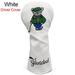 Outdoors PU Driver/Fairway/Hybrids Accessories Golf Club Head Covers Protective Headcover Golf Rod Sleeve Golf Wood Cover WHITE DRIVER COVER