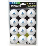 JOOLA Ping Pong Balls - Training 3 Star Table Tennis Balls - 40+mm Regulation Bulk Ping Pong Balls â€“ 12 Pack Colored Ping Pong Balls Available with Magnetic Ball Holder Attaches to Ping Pong Table