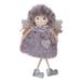 Pgeraug Christmas Decorations Christmas Ornaments Christmas Hanging Ornament Doll Decoration Desktop Standing Doll Creative Decoration Doll Desktop Pendant Hangs Grey