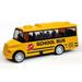 Hobbies High Quality High Imitation Bus Shape Alloy Bus Model Vehicle Model Extended Bus Toys Pull Back YELLOW