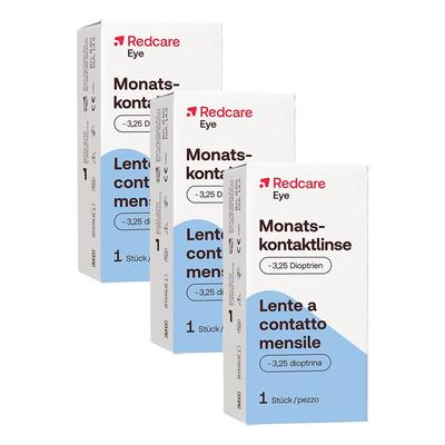 Redcare Monatslinse -3,25 3er-Pack 3x1 St Kontaktlinsen Image
