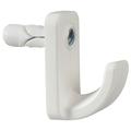 Plasplugs HW124 White Single Hollow Door Hook Pack of 1