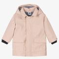 Petit Bateau Baby Girls Pink Hooded Raincoat