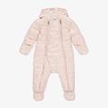 Carrément Beau Baby Girls Pink Shimmer Puffer Snowsuit
