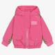 Burberry Baby Girls Pink Vintage Check Hooded Jacket