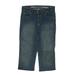 Husky Jeans - Elastic: Blue Bottoms - Kids Girl's Size 12 - Dark Wash