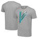 Men's Starter Heather Gray Miami Dolphins Color Scratch T-Shirt