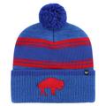 Men's '47 Royal Buffalo Bills Fadeout Cuffed Knit Hat with Pom