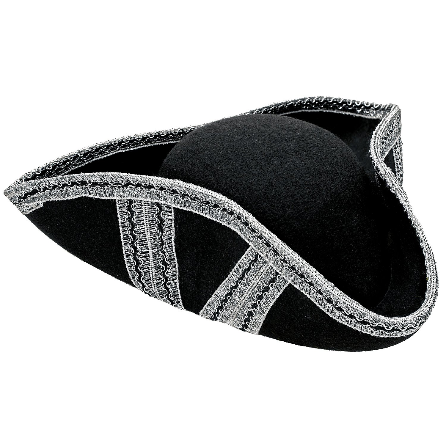 Dreispitz Venezia, schwarz/silber Image