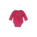 Baby Gap Long Sleeve Onesie: Red Bottoms - Size 6-12 Month