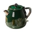 RILOOP Retro Kettle Household High-Value Electric Kettle to Boil Water Automatic Power-Off Tea Kettle Electric Appliances, for Kitchen/K Green