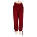 DIBAOLONG Casual Pants - High Rise: Red Bottoms - Women's Size Medium