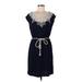 Ya Los Angeles Casual Dress: Blue Dresses - Women's Size Medium