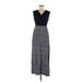 Daisy Fuentes Casual Dress: Blue Dresses - Women's Size Medium