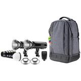 Westcott Used FJ200 Strobe 2-Light Backpack Kit with FJ-X3s Wireless Trigger for Sony Cam 4772S