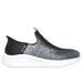 Skechers Boy's Slip-ins: Ultra Flex 3.0 - Brisk-Spec Sneaker | Size 6.5 | Black/Charcoal | Textile | Machine Washable
