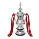 Resin Football Champions Trophy Model Fa Cup Trophy Replica Plating Silver Men and Women Fans Collect Home Decoration souvenirs,44cm