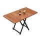 ZWJLIZI Folding table, rectangular home dining table, portable outdoor picnic table/stall table (Color : B)