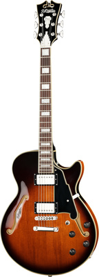 DAngelico Premier SS Brown Burst