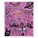 Northwest Marvel Ms Marvel Kamala's Doodles Throw Polyester in Black/Indigo | 60 H x 50 W in | Wayfair 1MAR236000012OOF