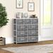 17 Stories Mirannda 9 - Drawer 39.5" W Chest Metal in Gray/White | 39.5 H x 39.5 W x 11.88 D in | Wayfair 36D2907454864C028A49B681A7D078D5