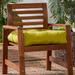 Wade Logan® Shipton Outdoor 20" Dining Chair Seat Cushion Polyester in Green/Blue/Brown | 1 | Wayfair ACA4147E93D94A4FB909F9EA04DB7AB0