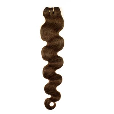 hair2heart - Tresse Extensions Echthaar #6/3 Dunkelblond Gold 100g Haarextensions Schwarz Damen