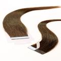 hair2heart - Tape Extensions Echthaar #6/3 Dunkelblond Gold Haarextensions Schwarz Damen