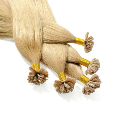 hair2heart - Bonding Extensions Echthaar #9/31 Lichtblond Gold-Asch 0,5g Haarextensions 25 ct Hellbraun Damen (19.79 € / 1 ct) Image