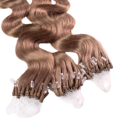 hair2heart - Microring Extensions Echthaar #10/31 Hell-Lichtblond Gold-Asch 1g Haarextensions Braun Damen