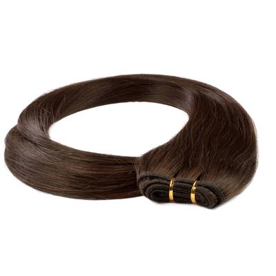 hair2heart Tresse Extensions Echthaar #6/3 Dunkelblond Gold 100g 50cm Schwarz Damen