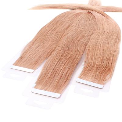 hair2heart Tape Extensions Echthaar #8/01 Hellblond Natur-Asch 40cm Hellbraun Damen