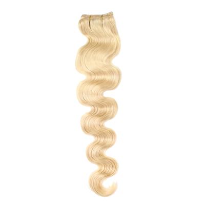 hair2heart Tresse Extensions Echthaar #9/0 Lichtblond 100g 50cm Nude Damen
