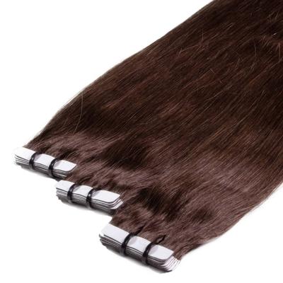 hair2heart Tape Extensions Premium Echthaar #4/77 mittelbraun braun-intensiv 60cm Braun Damen