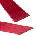 hair2heart - Invisible Tape Extensions Premium Echthaar #0/44 Rot-Intensiv Haarextensions Pink Damen