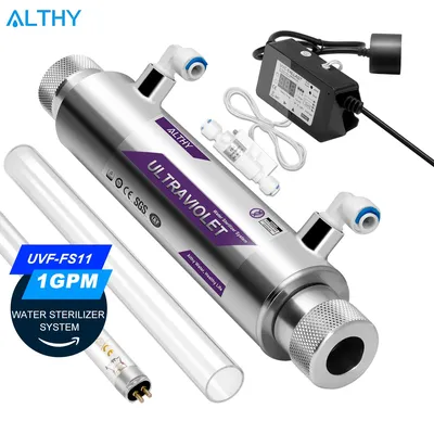 ALTHY-Stérilisateur d'eau à ultraviolets système de purification lampe filtrante de désinfection +