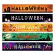 Banderole de Décoration d'Halloween pour Enfant 50x300cm Banderole Effrayante Chauve-Souris