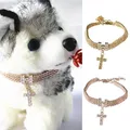 Pet Neck Chain Rhinestone Decoration Fashion Costume Accessories Puppy Collar Pet Necklace with