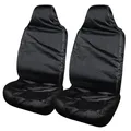 Housse de protection universelle pour housses anti-poussière de siège avant/arrière de voiture noir