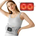 Ceinture gonflable à la lumière rouge chauffage vibration massage airbag soutien du dos