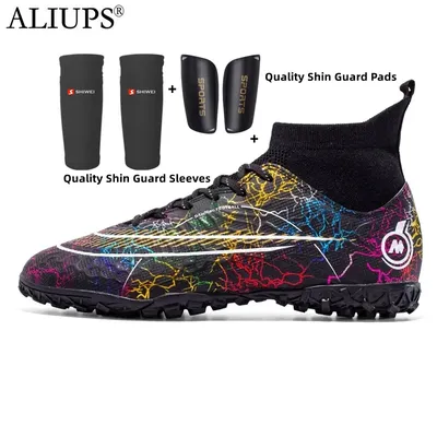 ALIUPS-Chaussures de football professionnelles pour enfants chaussures de futsal pour hommes