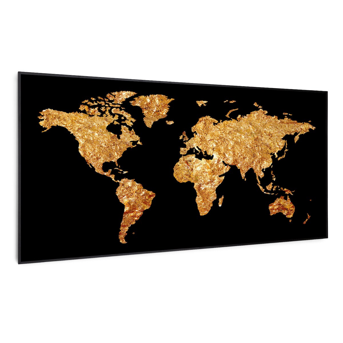 Klarstein Wonderwall Air Art Smart Infrarotheizung Goldene Karte 120x60cm 700W Mehrfarbig Image